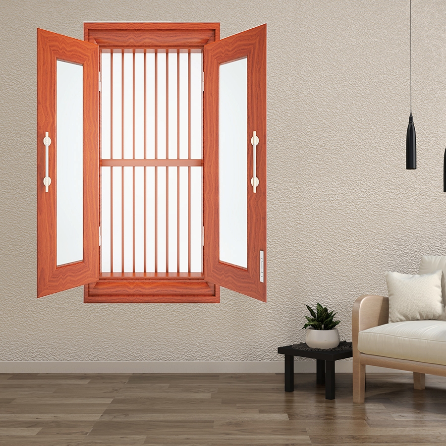 Cửa thép vân gỗ SGD CS2K SS