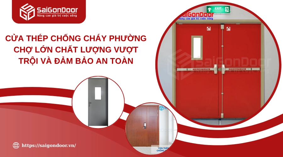 Cửa Thép Chống Cháy Phường Chợ Lớn Chất Lượng Vượt Trội Và Đảm Bảo An Toàn