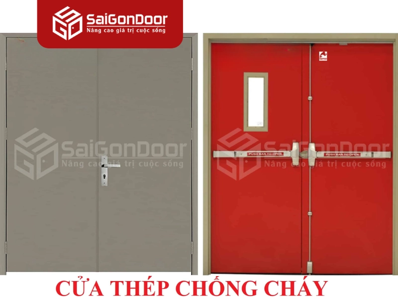 Ưu điểm vượt trội của cửa thép chống cháy 120 phút