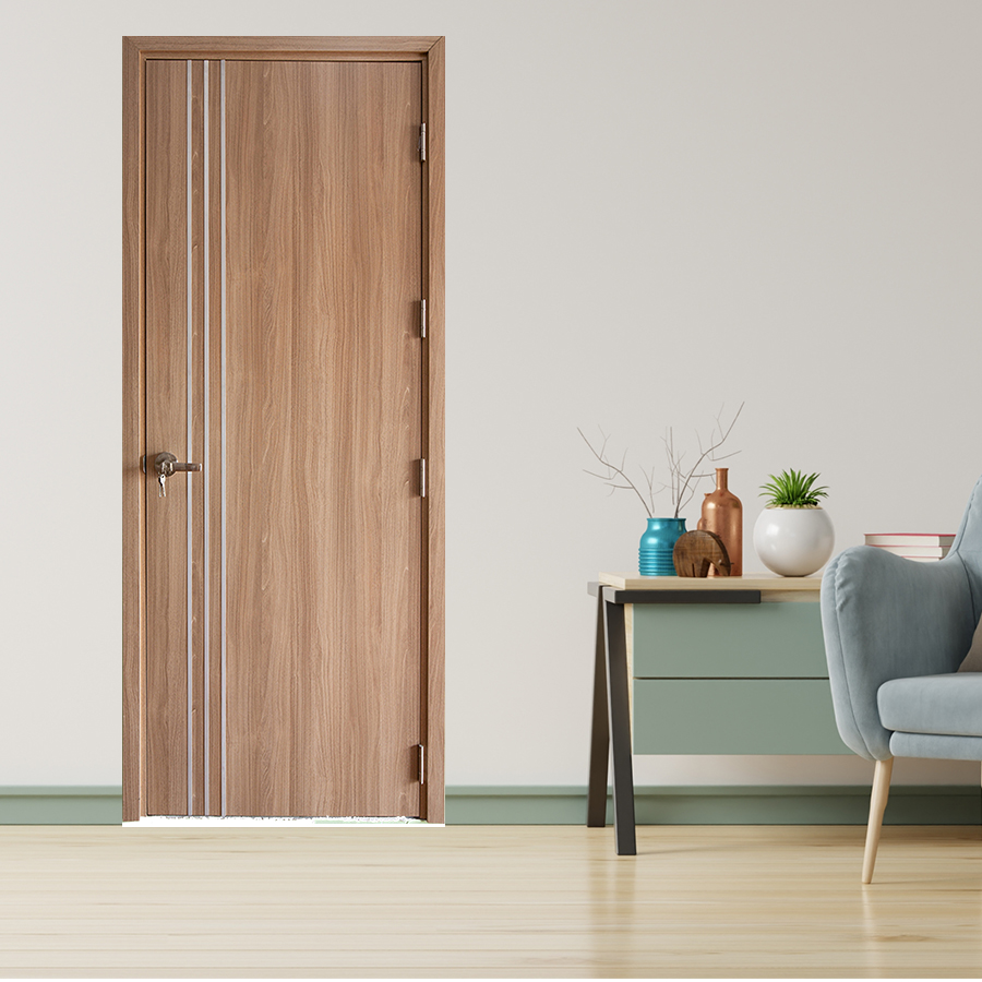 CỬA GỖ NHÀ TẮM SGD Cua go MDF Melamine P1R3-1