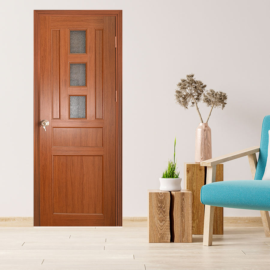 Mẫu cửa nhựa nhà vệ sinh YB-42