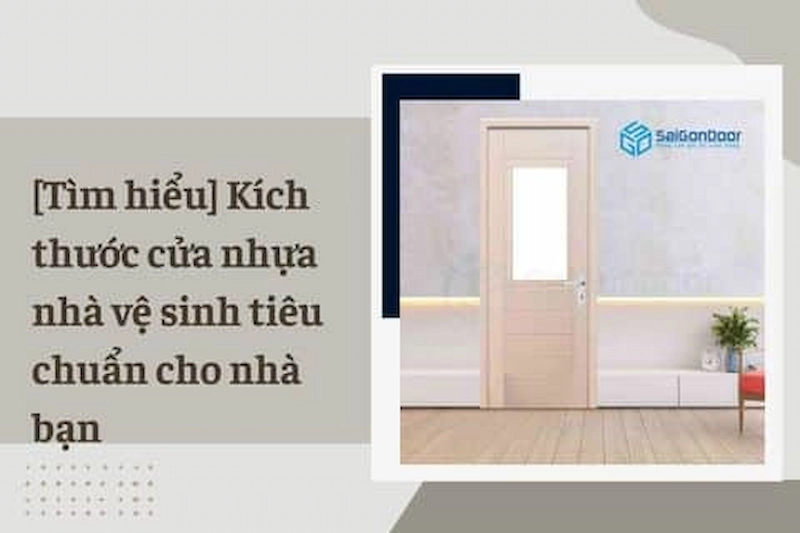 kích thước cửa nhựa composite nhà vệ sinh
