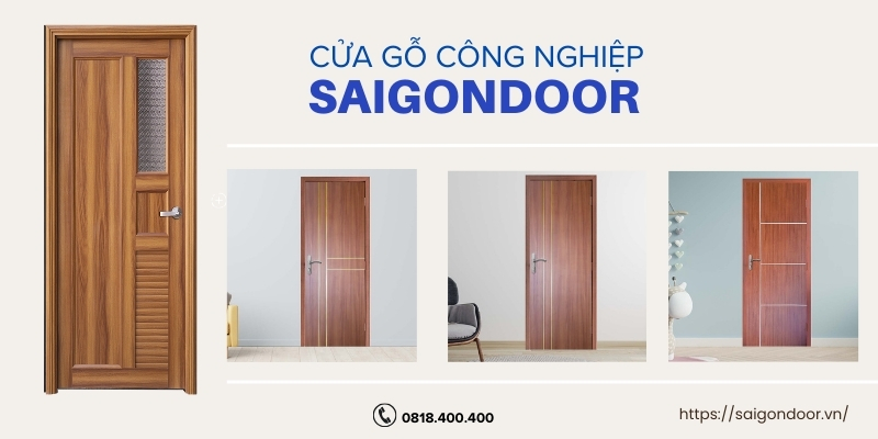 Báo giá cửa gỗ công nghiệp chất lượng cao 