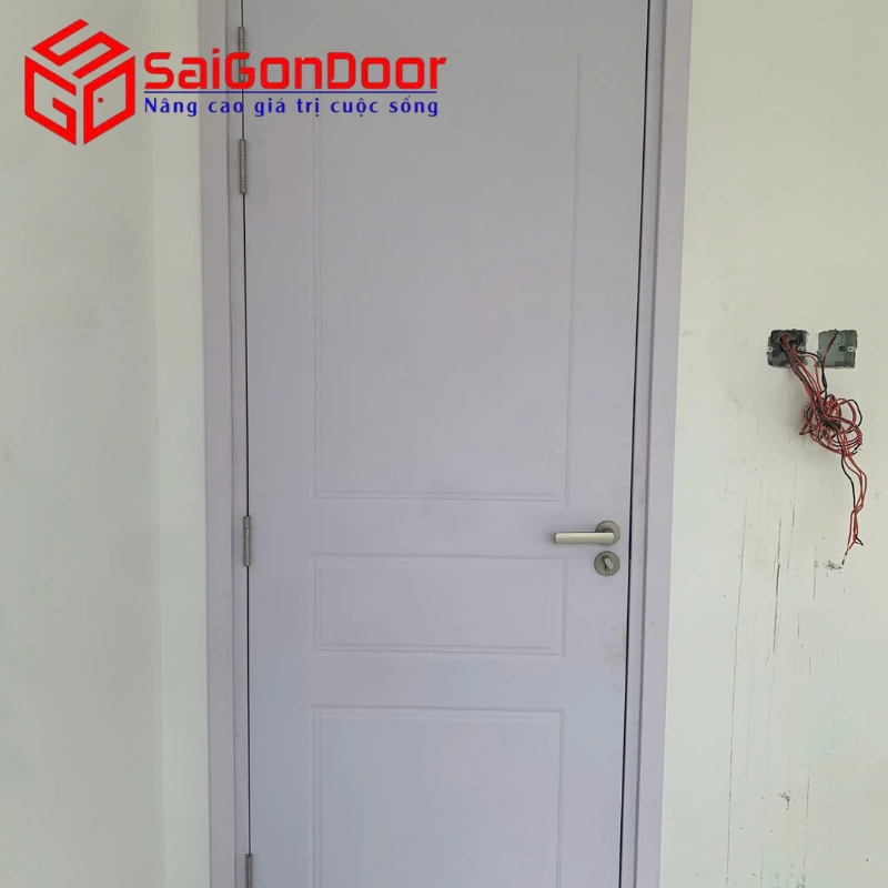 Thi công lắp đặt cửa gỗ công nghiệp nhà ở Tây Ninh