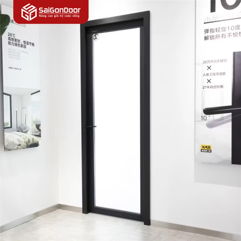 Ứng dụng thực tế của cửa nhôm kính đục trong các công trình dân dụng