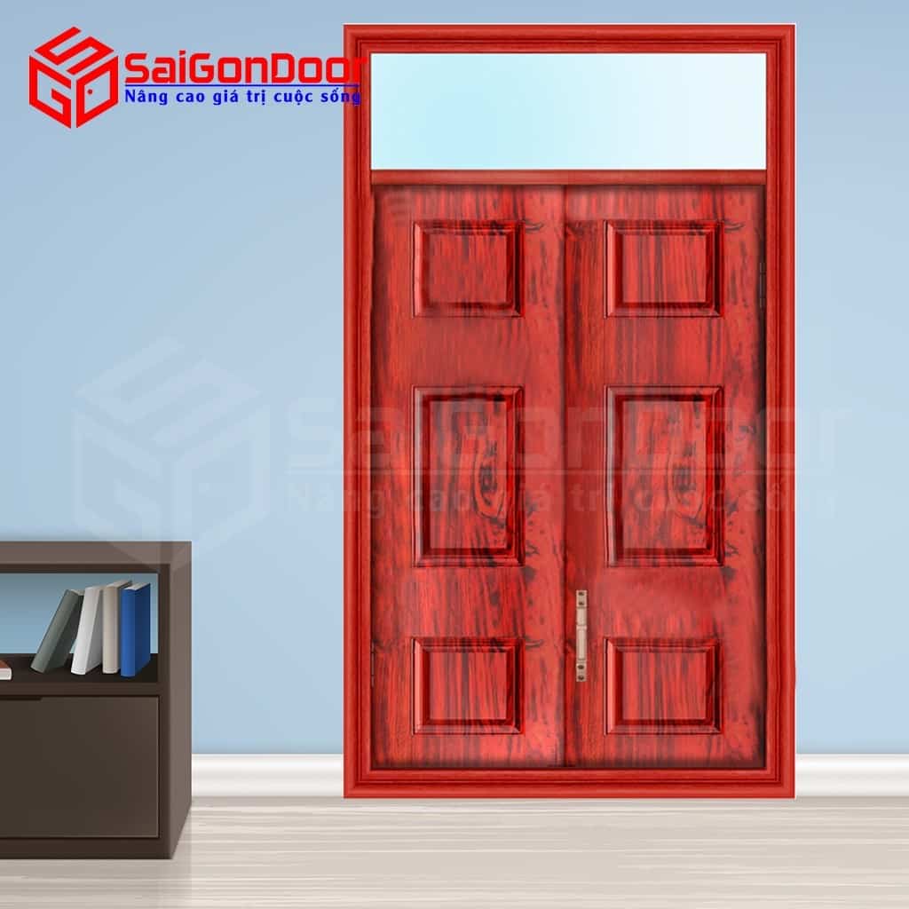 Cửa thép vân gỗ TVG-CS2H11-OT D