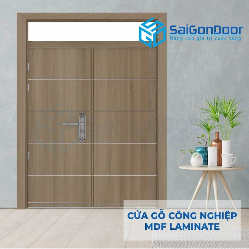 Tính thẩm mỹ và đa dạng thiết kế của cửa gỗ công nghiệp MDF 