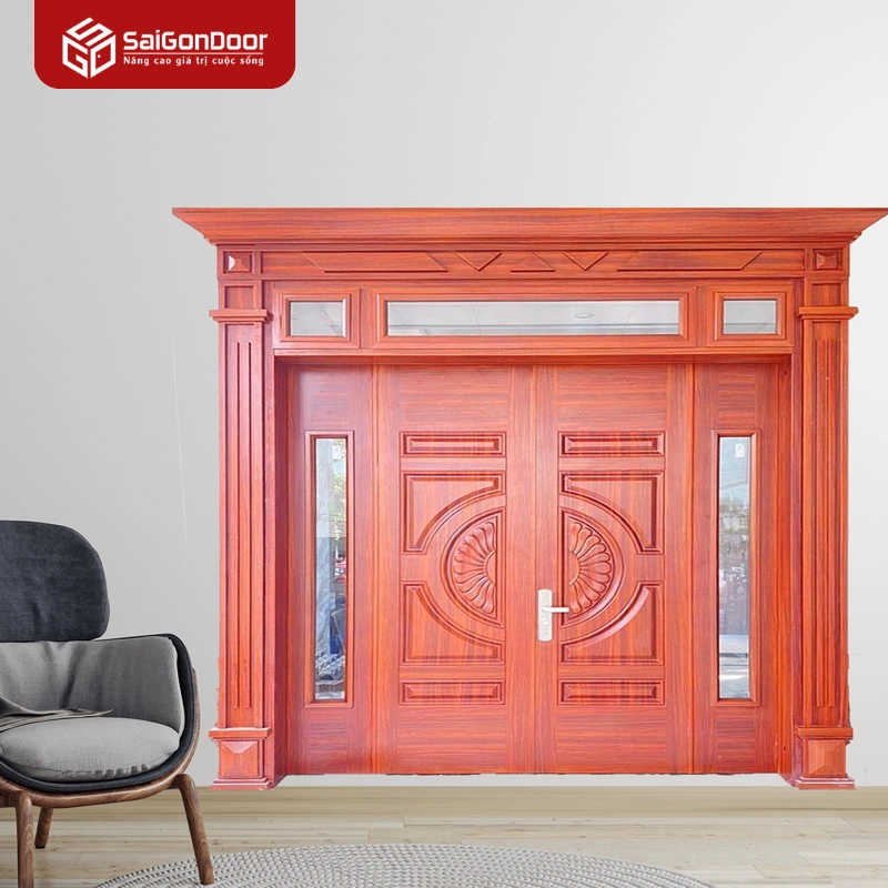 Saigondoor - Giải pháp cửa thép vân gỗ hợp phong thủy cho ngôi nhà thịnh vượng