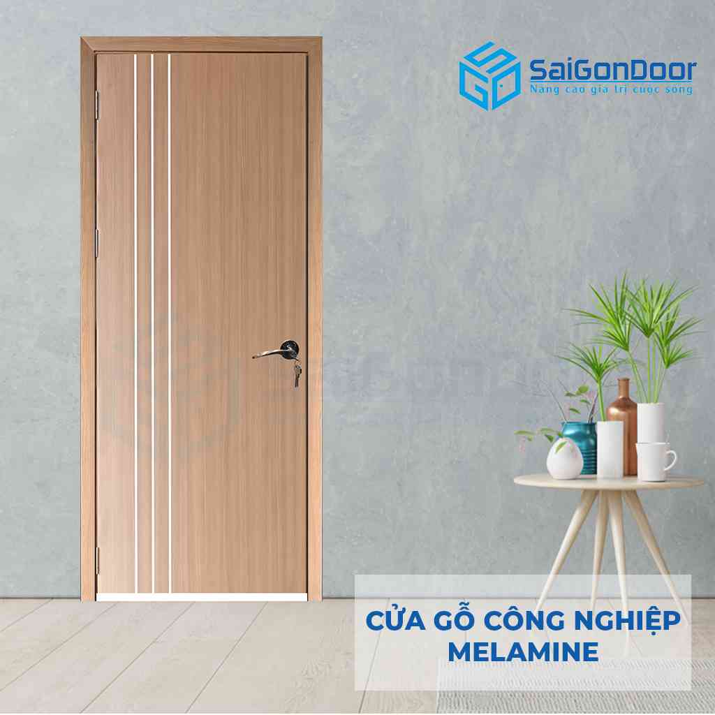 CỬA GỖ CÔNG NGHIỆP MDF MELAMINE P1R3-1