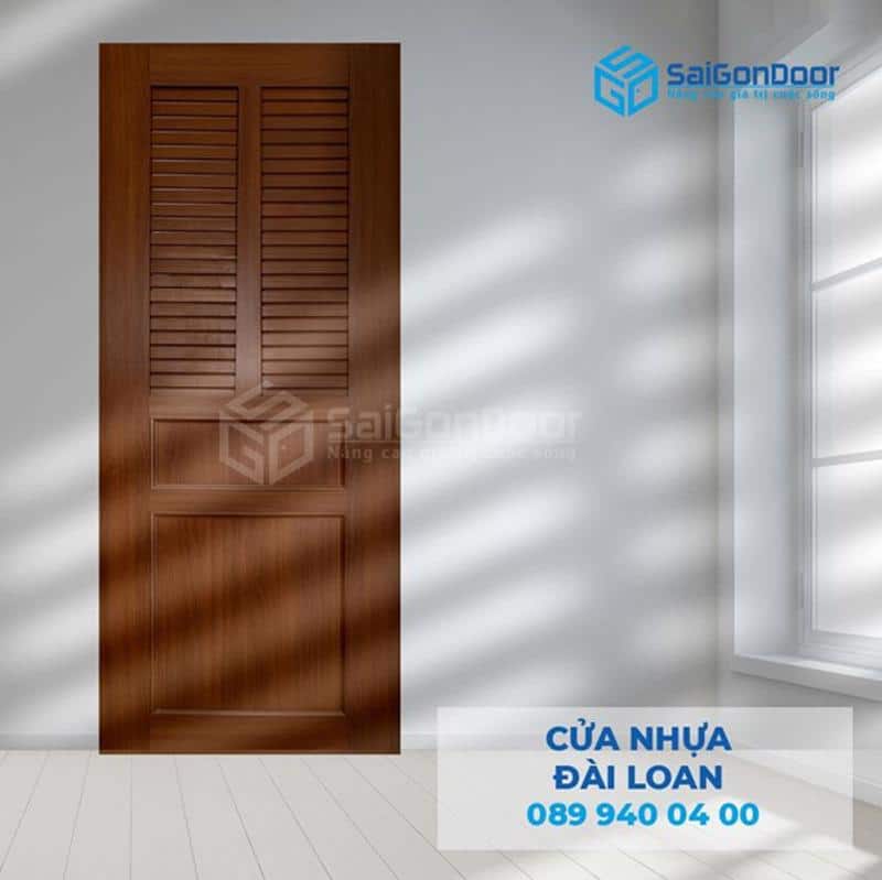 Cửa nhựa Đài Loan ghép mẫu mới 2021