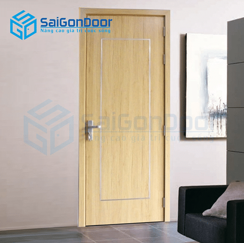 Cửa nhựa vân gỗ tại Sài Gòn Door