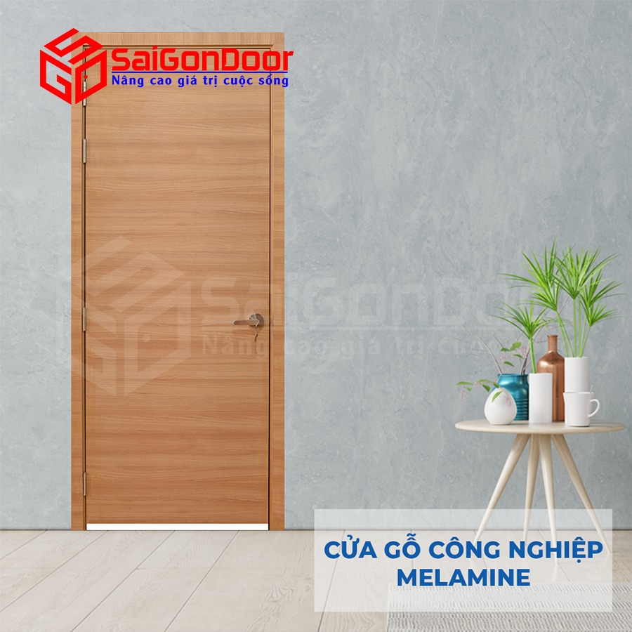 Cửa Gỗ MDF Veneer P1N