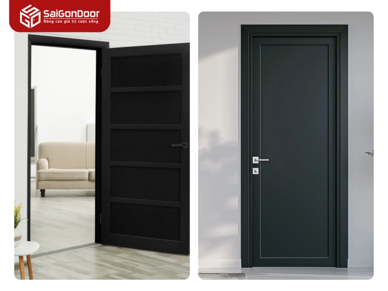 Phân tích ưu điểm vượt trội của cửa gỗ công nghiệp so với cửa gỗ tự nhiên