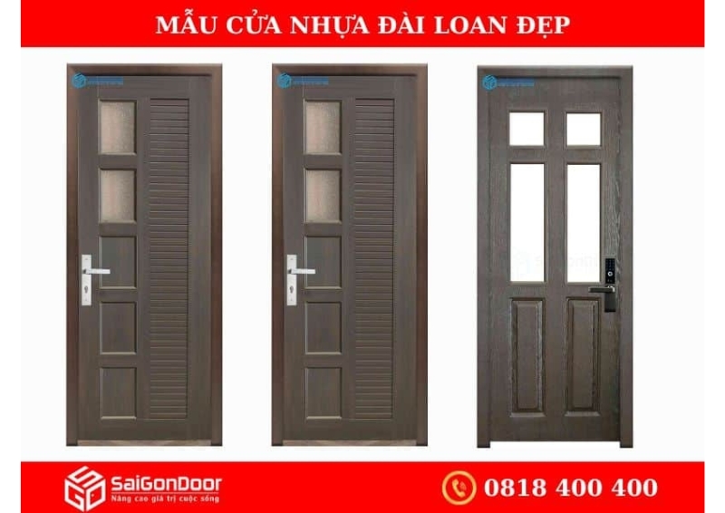 Cửa nhựa gỗ chống mối mọt Đài Loan 