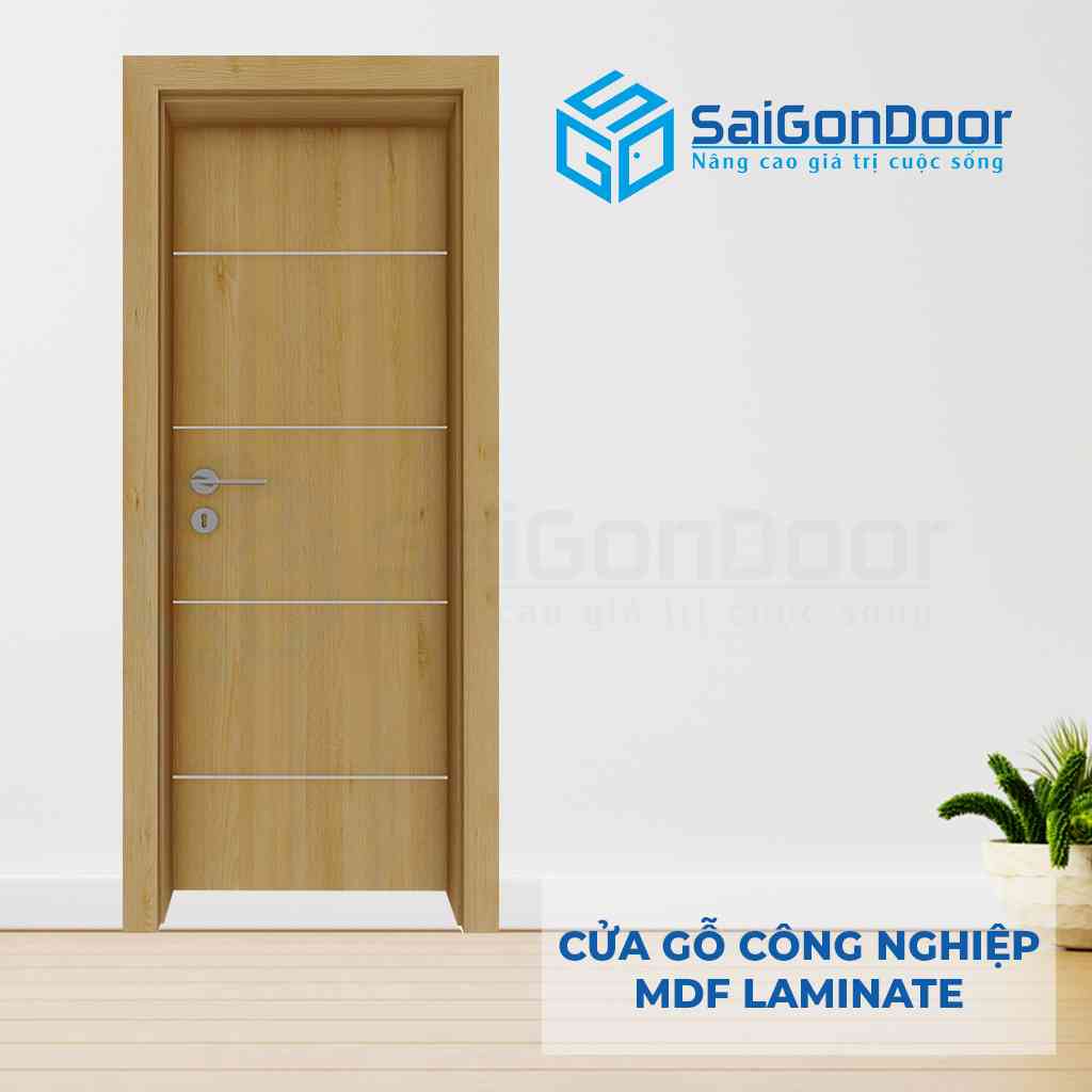 Cửa gỗ ngăn cháy MDF Laminate P1R4as SGD