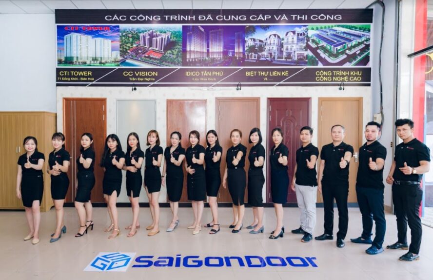 Hệ thống bán cánh cửa SAIGONDOOR phủ khắp tỉnh thành