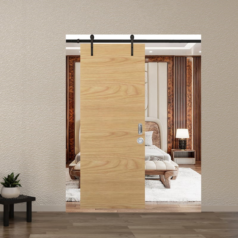 CỬA GỖ CÔNG NGHIỆP MDF VENEER lua truot treo ray