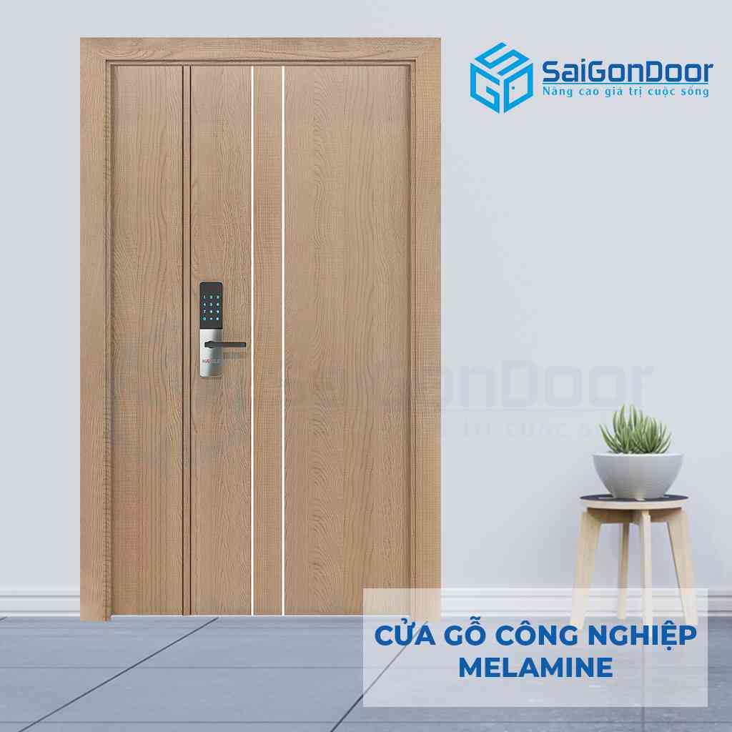 CỬA GỖ CÔNG NGHIỆP MDF MELAMINE 2P11