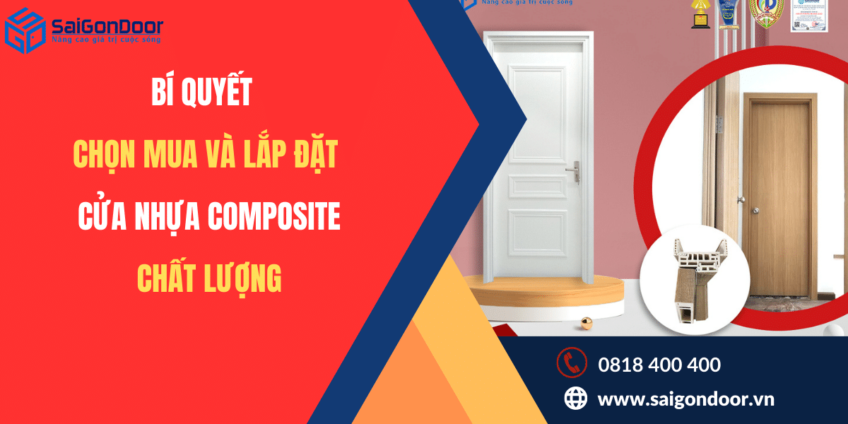 Bí Quyết Chọn Mua Và Lắp Đặt Cửa Nhựa Composite Chất Lượng