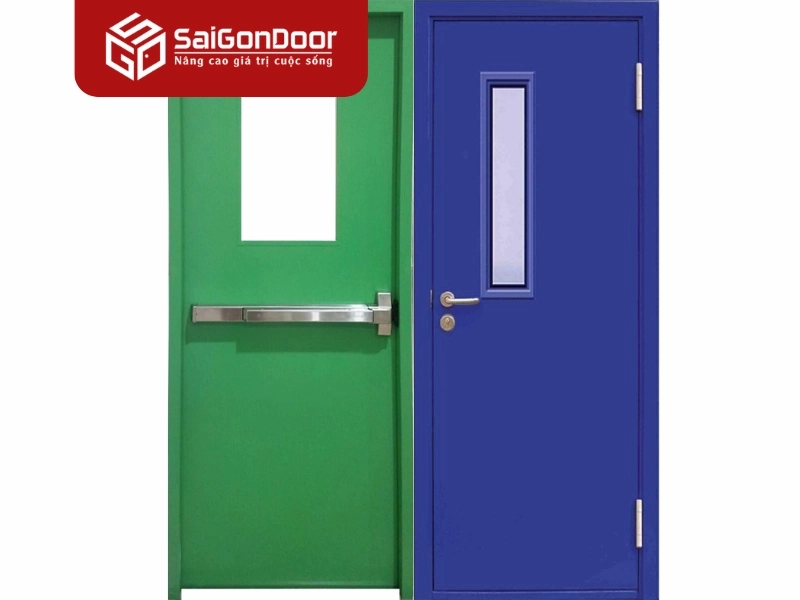 Ứng dụng cửa thép chống cháy tại các công trình dân dụng