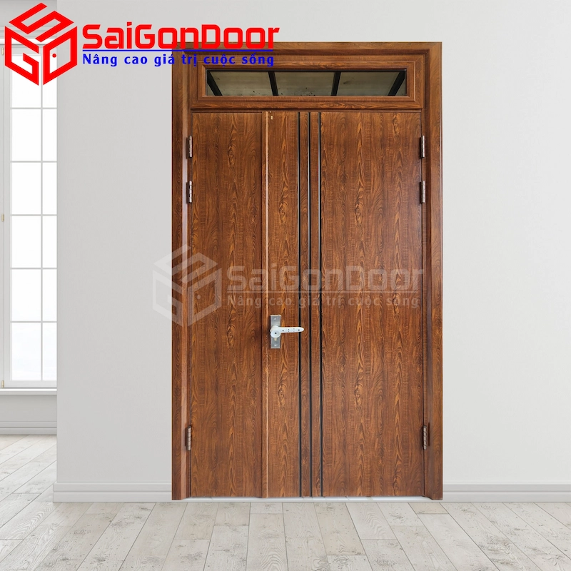 Cửa thép vân gỗ SGD-KM.TVG-2CL-12