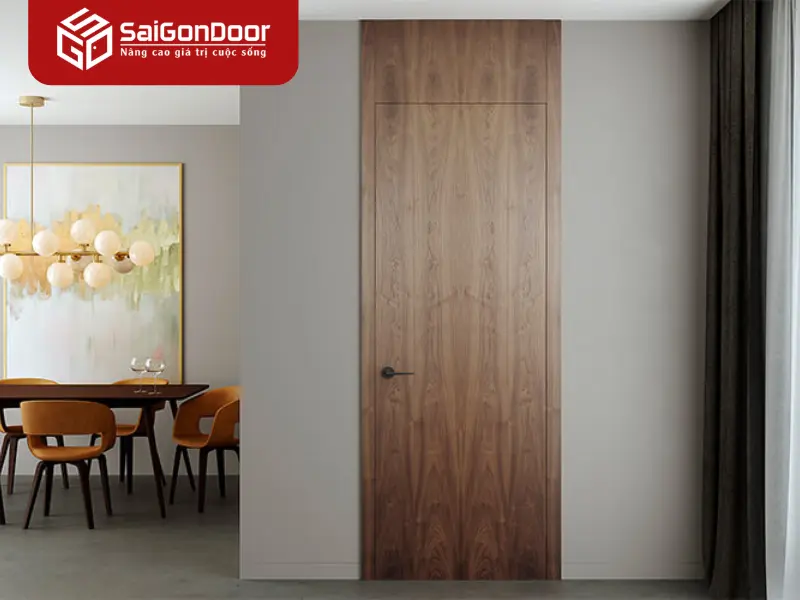Cửa gỗ HDF vân gỗ tự nhiên