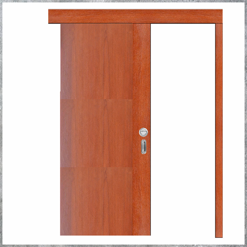 CỬA GỖ CÔNG NGHIỆP MDF VENEER Cua lua truot MDF P1-4