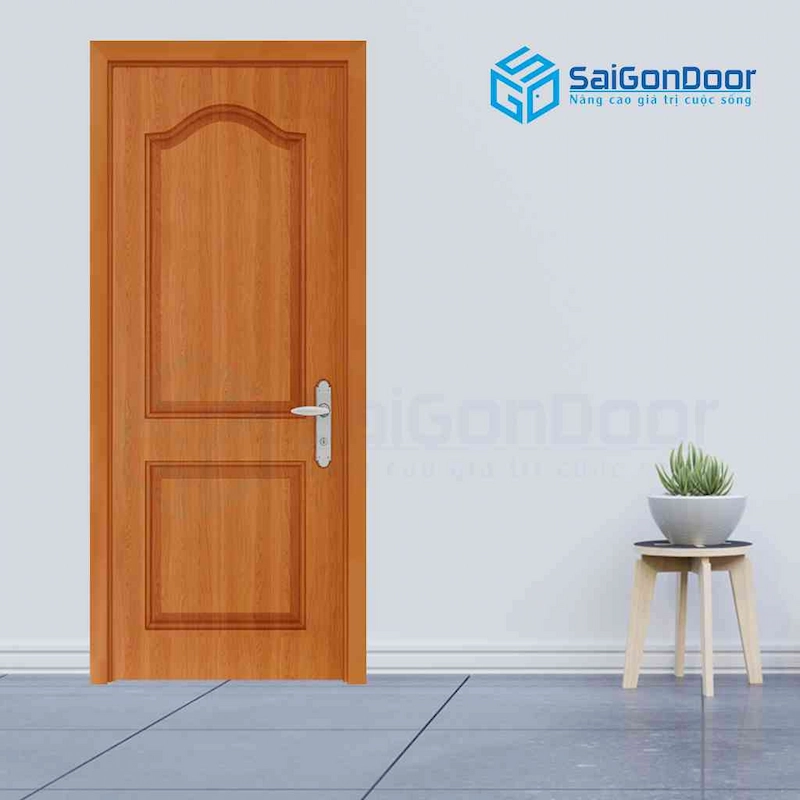 Cửa Gỗ Công Nghiệp HDF Veneer SGD 2A xoan dao