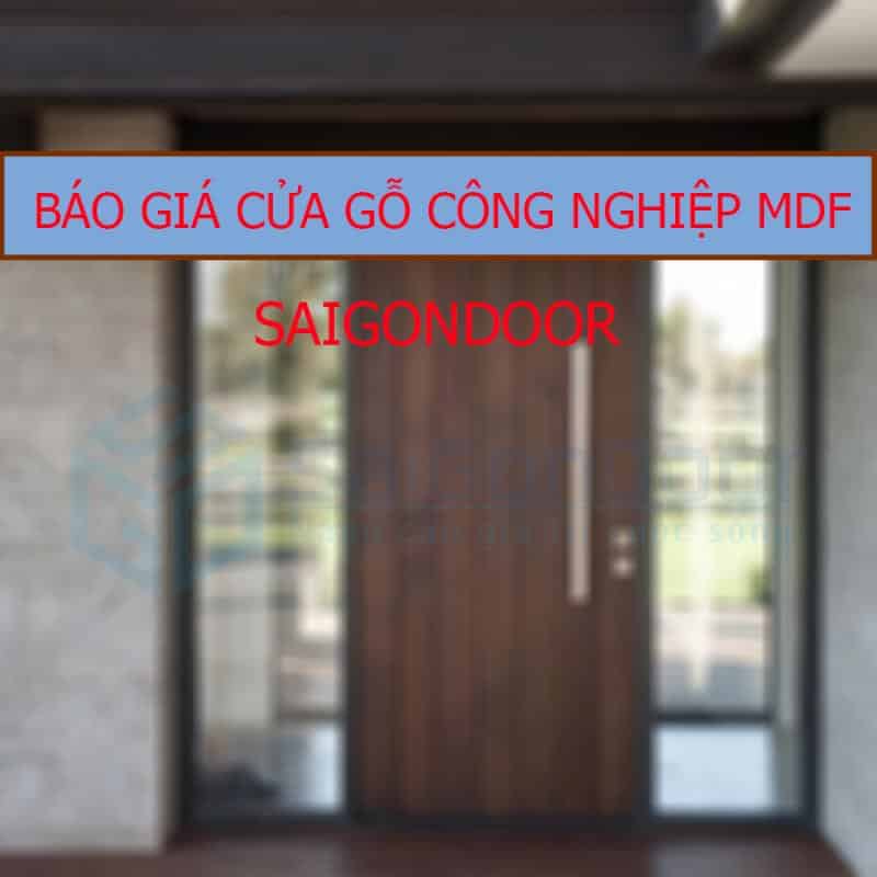 BÁO GIÁ CỬA GỖ CÔNG NGHIỆP MDF MỚI NHẤT ĐẦU NĂM 2023