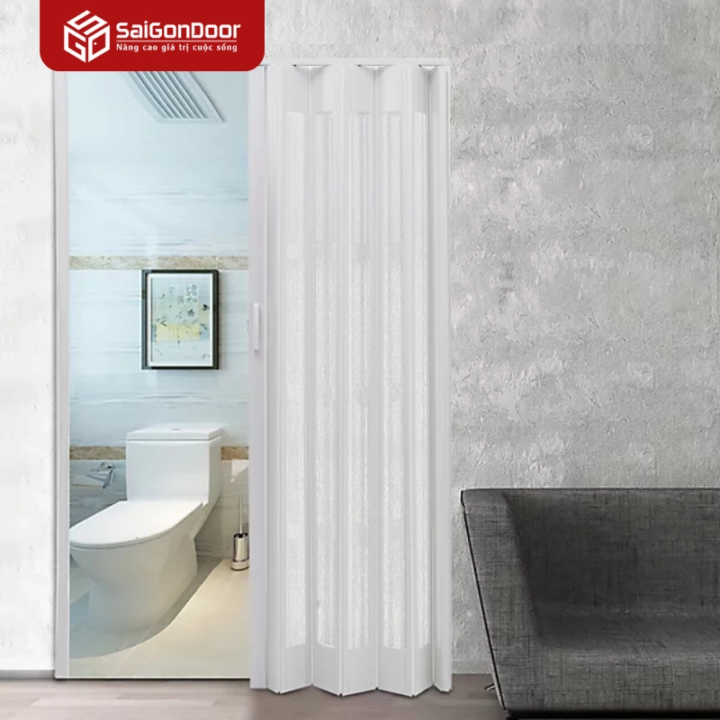 Các dòng cửa xếp nhựa phổ biến được ưa chuộng tại Sài Gòn Door