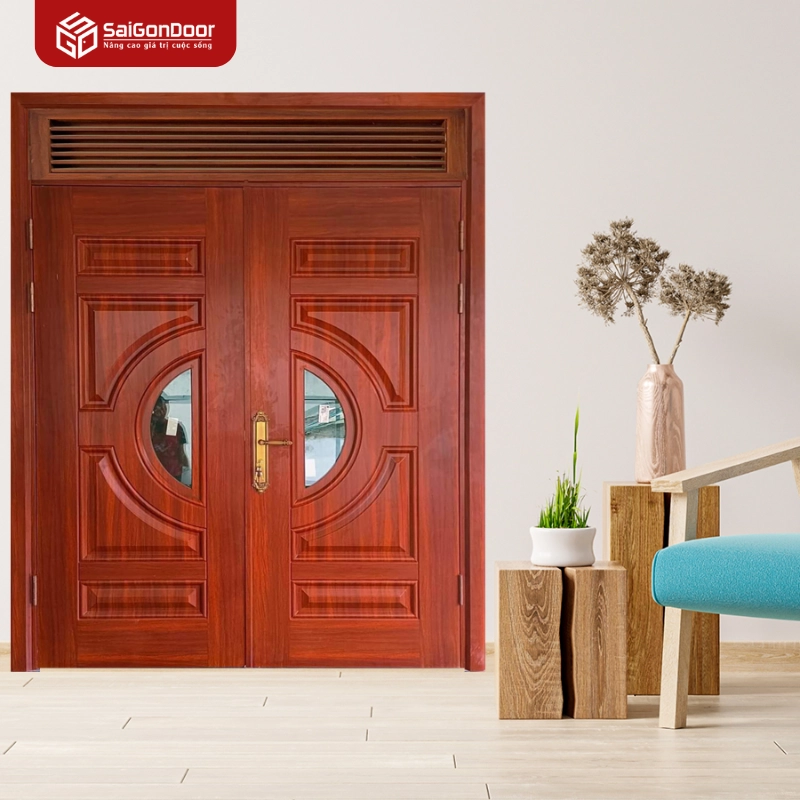 Cửa thép vân gỗ SGD-7