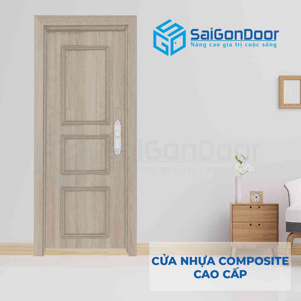 Mẫu cửa nhựa gỗ chịu nước 3PN