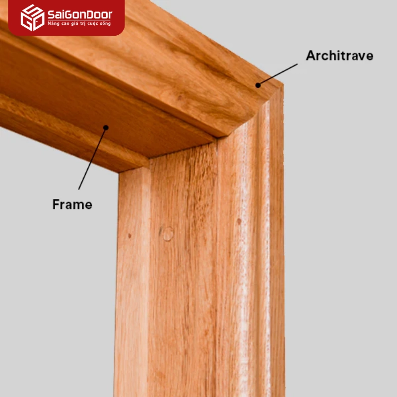Cấu tạo tiêu chuẩn của cửa gỗ sồi tự nhiên Saigondoor