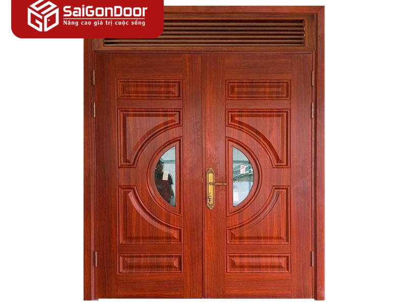 Cửa thép vân gỗ SGD 7 Cửa thép vân gỗ SGD 7