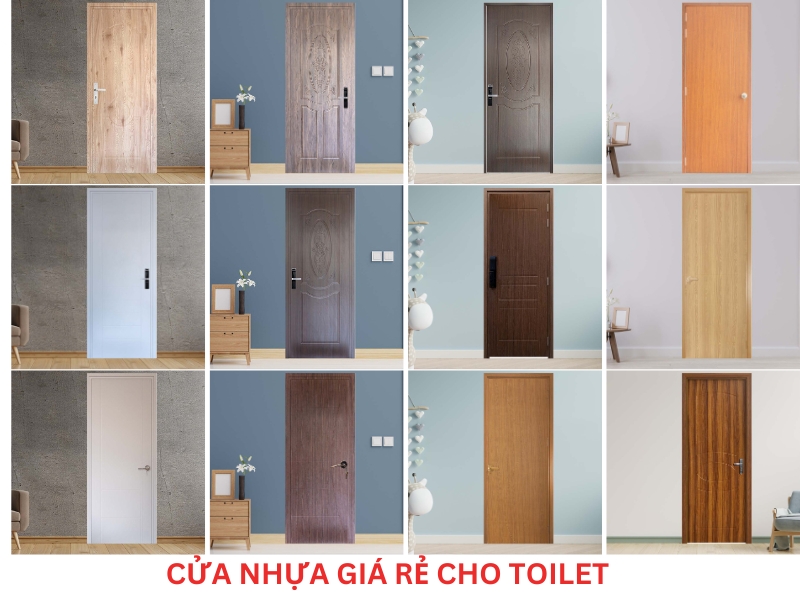 Cách lựa chọn các mẫu cửa nhựa giá rẻ cho Toilet