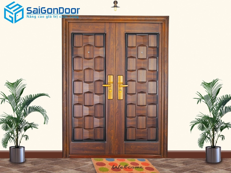 Tại sao nên lựa chọn cửa gỗ 2 cánh phòng khách thương hiệu SaiGonDoor?