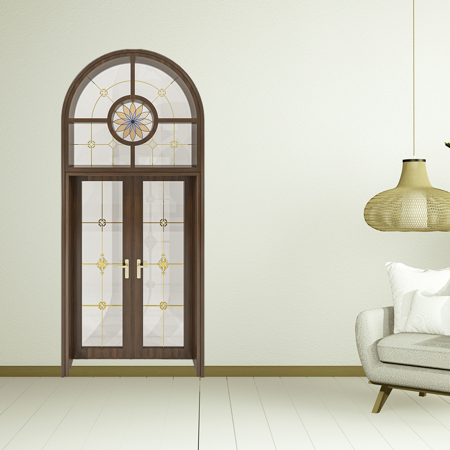 Cửa Nhôm Vân Gỗ SGD-CNVG-13