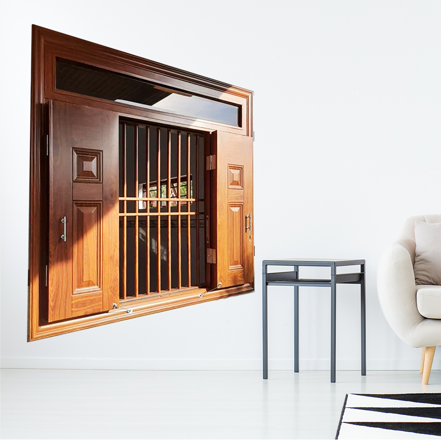 Cửa thép vân gỗ SGD 18