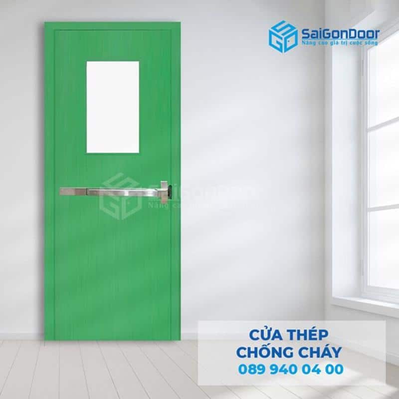 Cửa gỗ chống cháy kiểu dáng đẹp