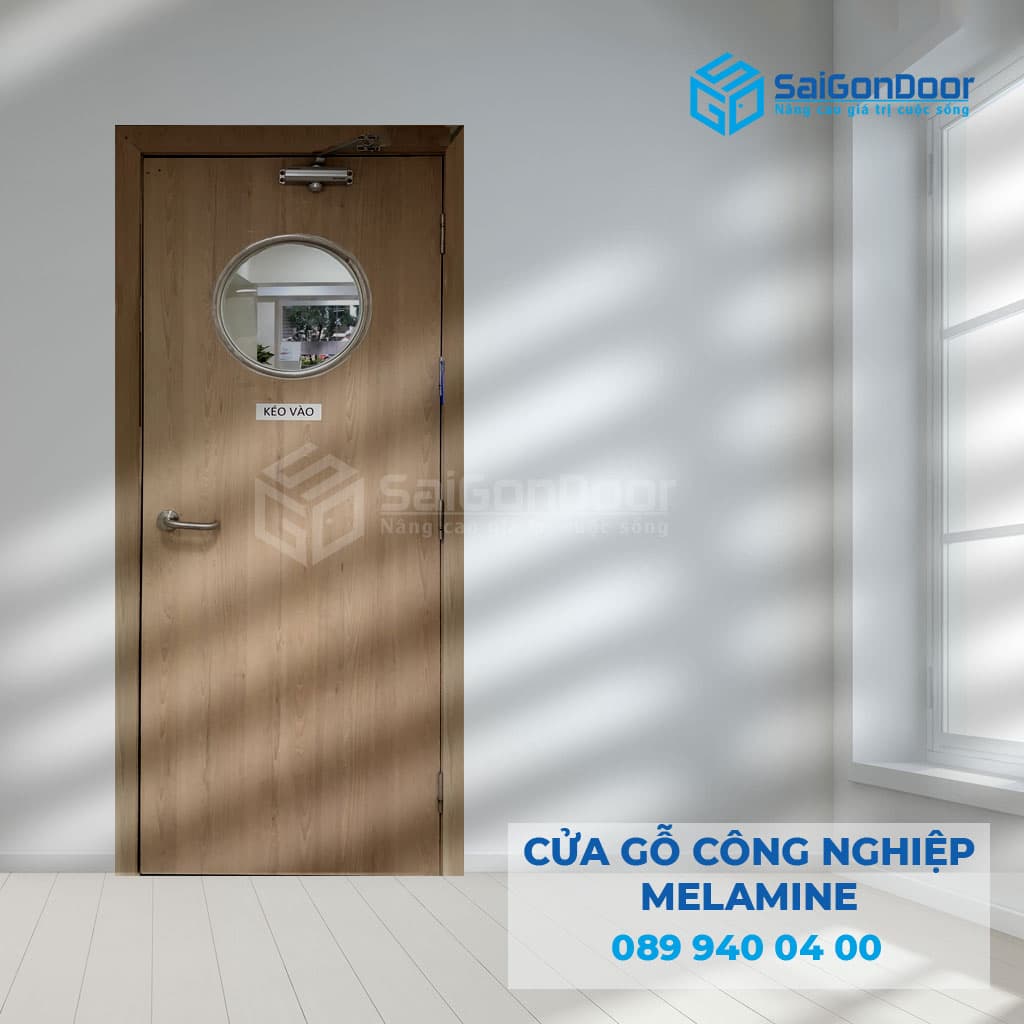 Cửa gỗ công nghiệp Melamine