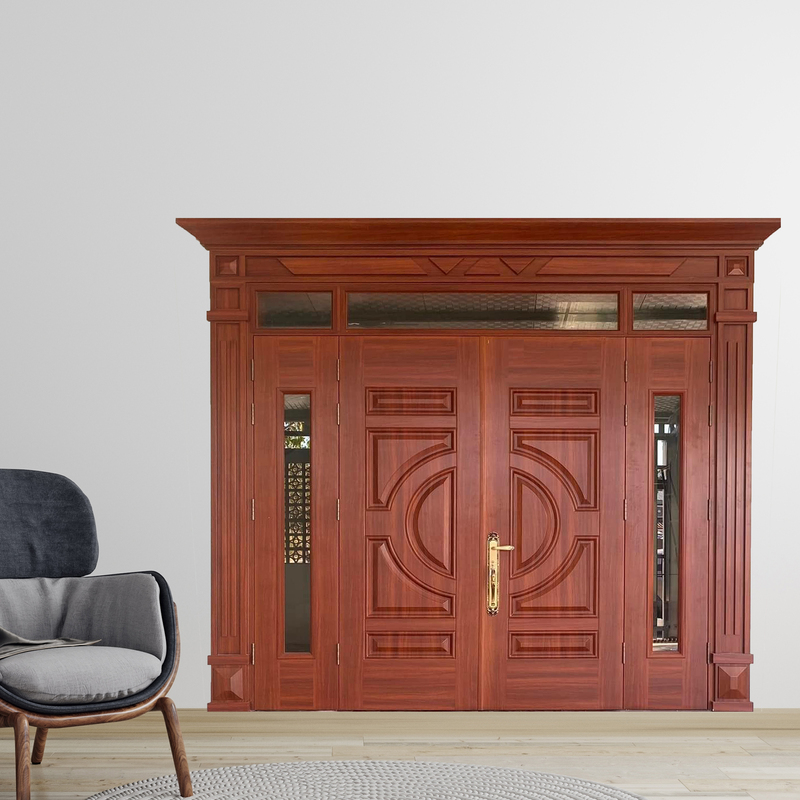 Cửa Thép Vân Gỗ SGD-KM.TVG-4C.20