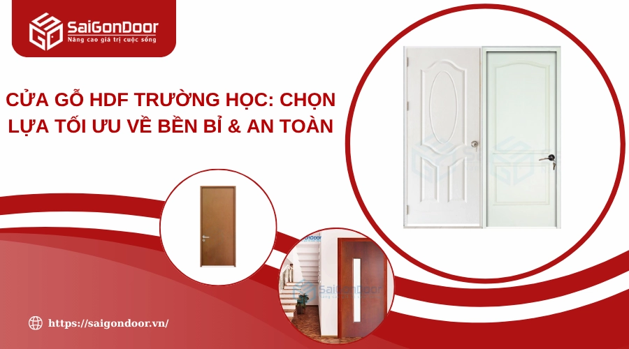 Cửa Gỗ HDF Trường Học: Chọn Lựa Tối Ưu Về Bền Bỉ & An Toàn Cửa Gỗ HDF Trường Học: Chọn Lựa Tối Ưu Về Bền Bỉ & An Toàn