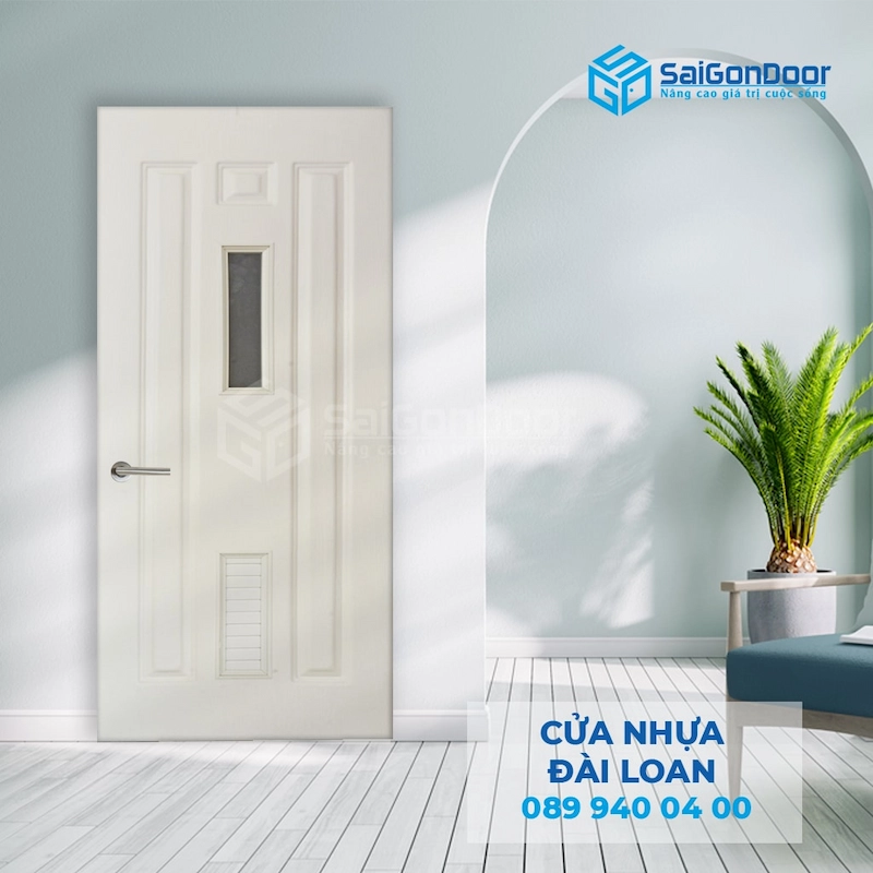Các mẫu cửa nhựa Đài Loan phổ biến cho nhà tắm