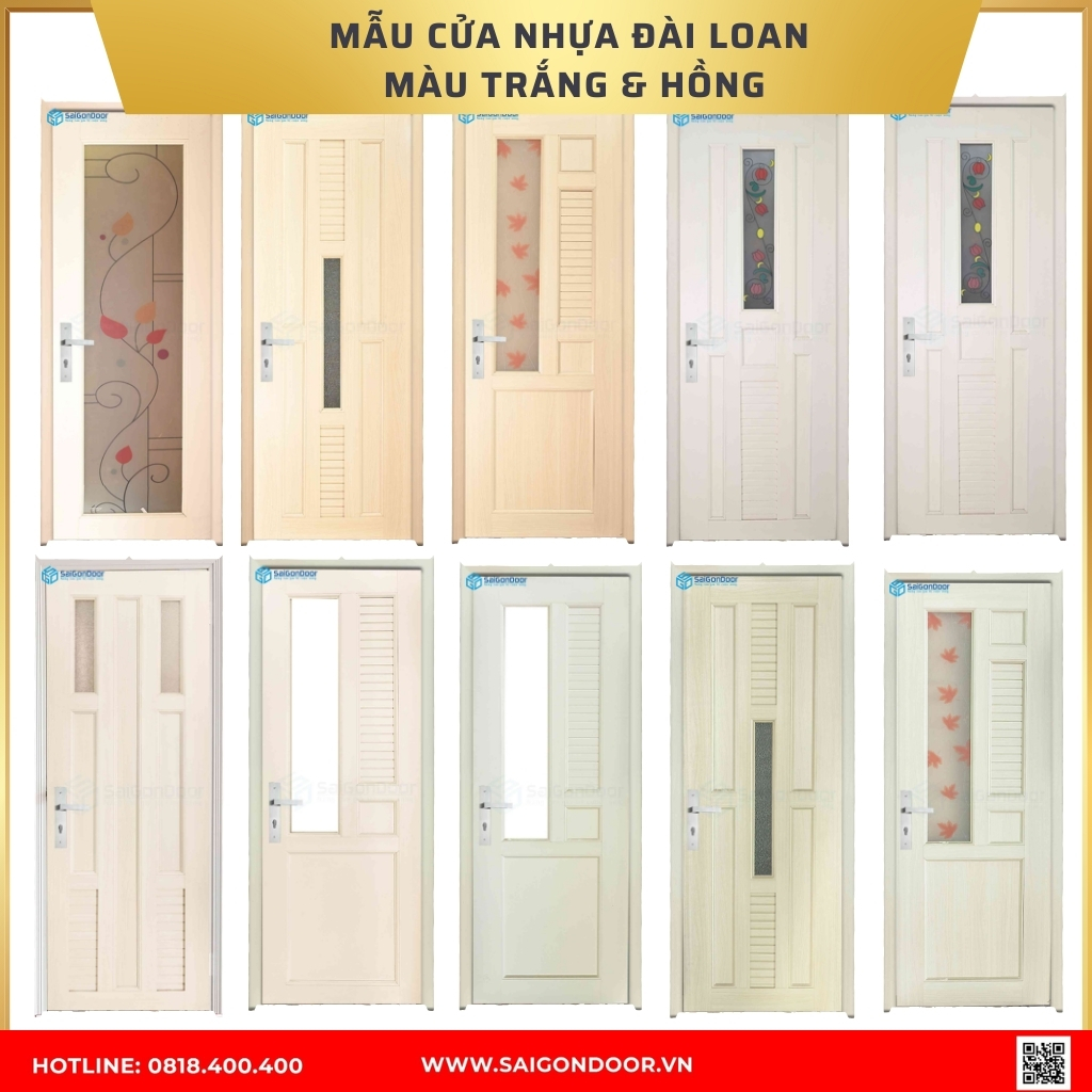 Mẫu cửa nhựa Đài Loan Kiên Giang