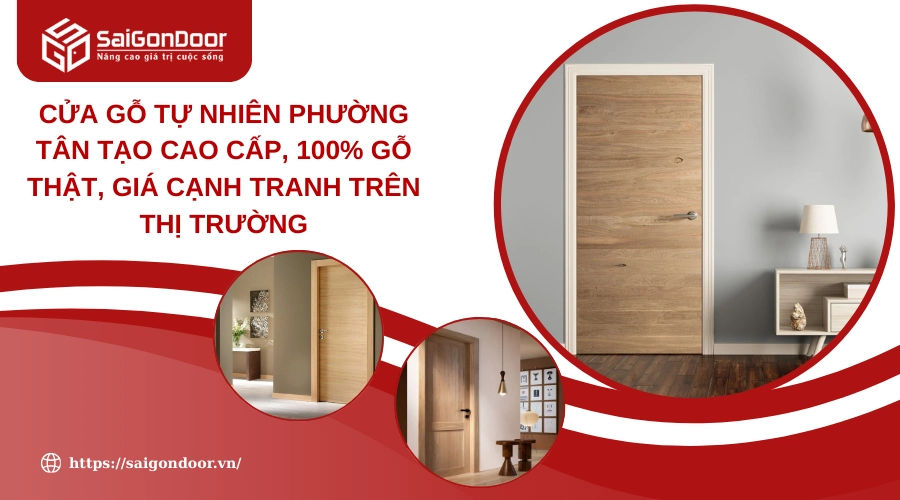 Cửa Gỗ Tự Nhiên Phường Tân Tạo Cao Cấp, 100% Gỗ Thật, Giá Cạnh Tranh Trên Thị Trường