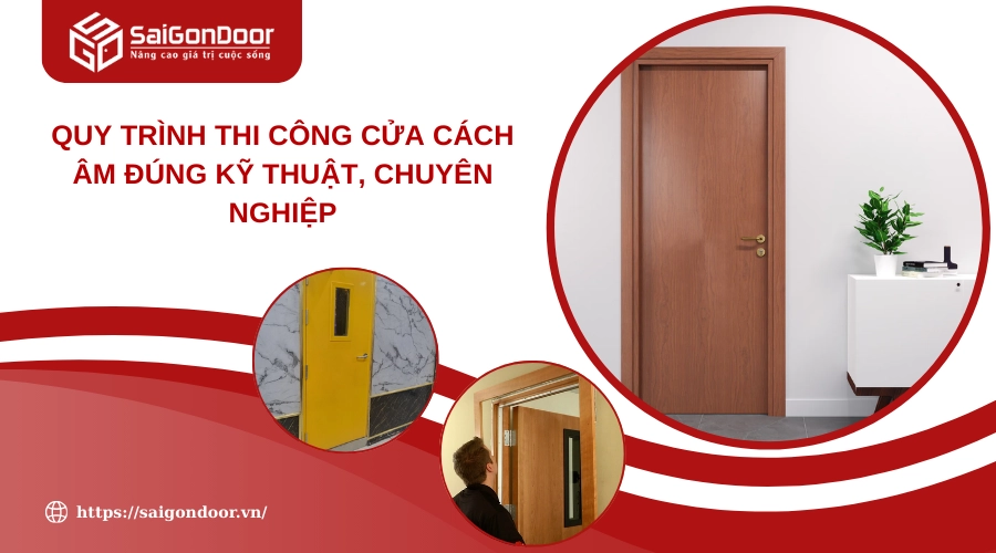 Quy Trình Thi Công Cửa Cách Âm Đúng Kỹ Thuật, Chuyên Nghiệp