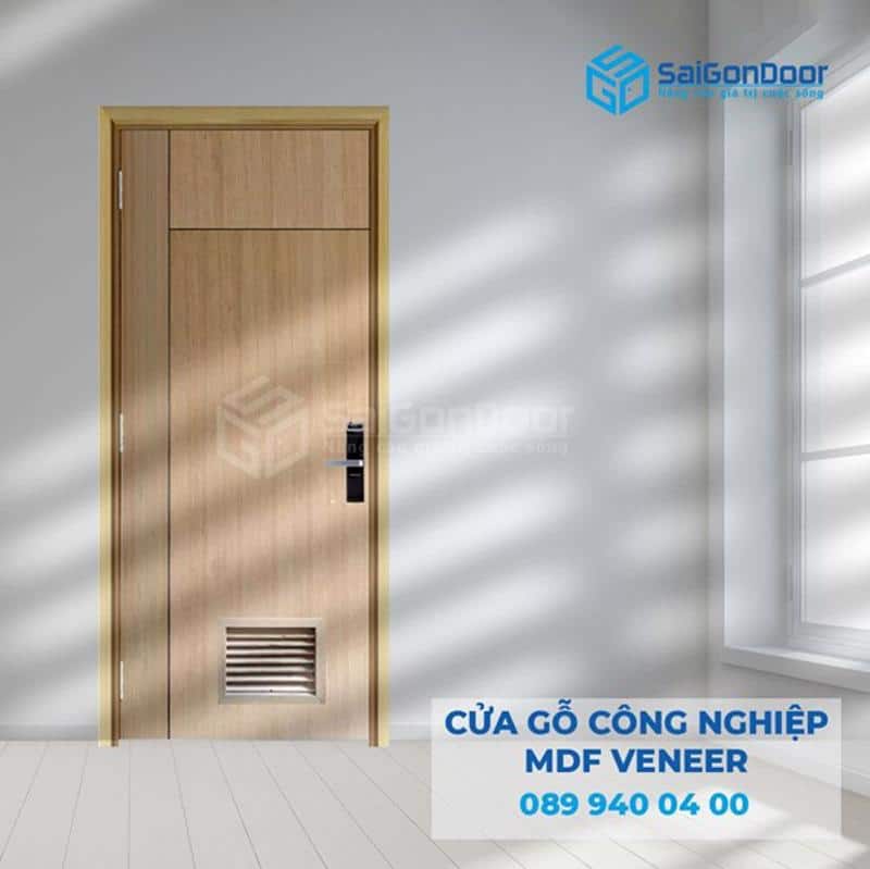 Mẫu cửa gỗ công nghiệp giá rẻ