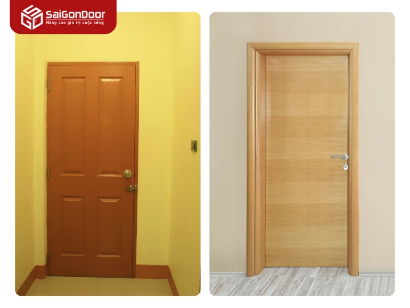 Ưu điểm vượt trội của cửa gỗ công nghiệp Sài Gòn Door