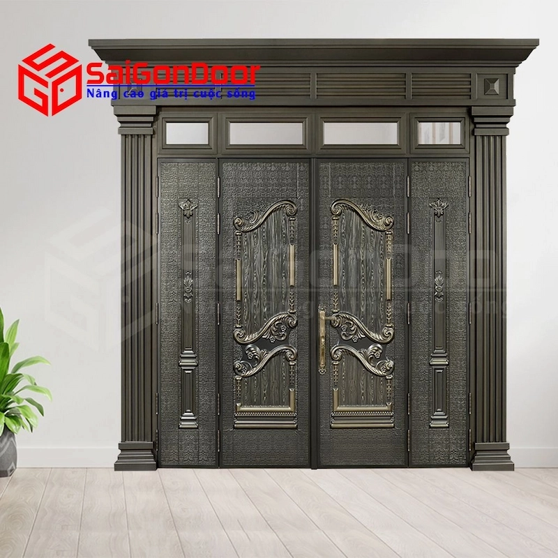 Quy trình đặt hàng và lắp đặt cửa thép vân gỗ Saigondoor tại Xã Nhuận Đức