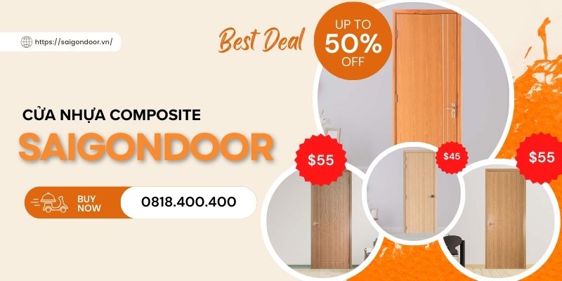 Chi phí cửa nhựa composite tại Sài Gòn Door phải chăng